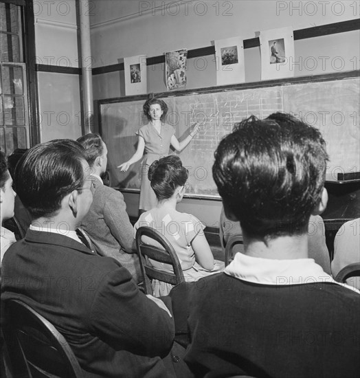 Metropolitan Vocational High School, New York, N.Y., ca. July 1947. Creator: William Paul Gottlieb.