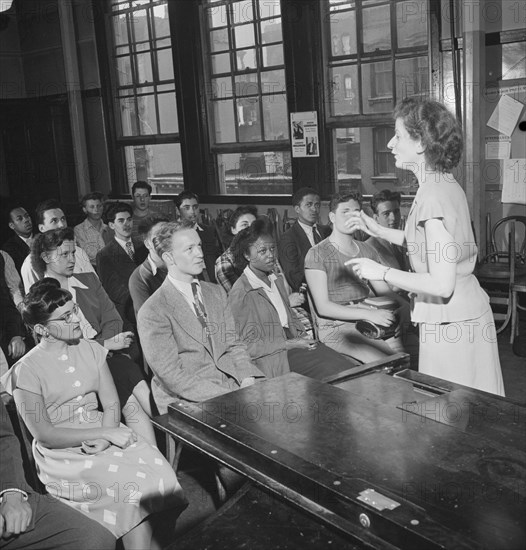 Metropolitan Vocational High School, New York, N.Y., ca. July 1947. Creator: William Paul Gottlieb.