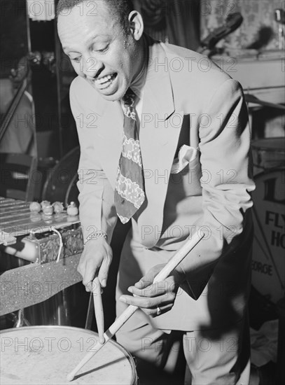 Portrait of Lionel Hampton, Aquarium, New York, N.Y., ca. June 1946. Creator: William Paul Gottlieb.