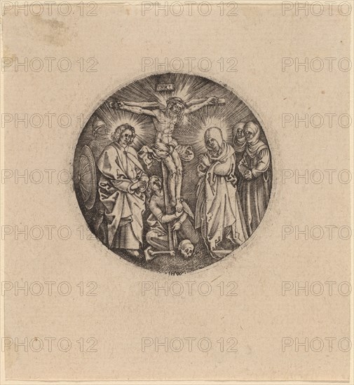 The Crucifixion called the Sword Pommel of Maxmilian. Creators: Hieronymous Wierix, Antonius Wierix.