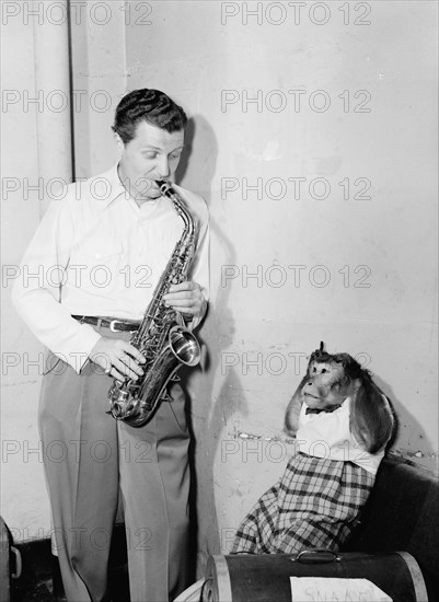 Portrait of Charlie Barnet and Re-Bop, New York, N.Y., ca. Aug. 1946. Creator: William Paul Gottlieb.