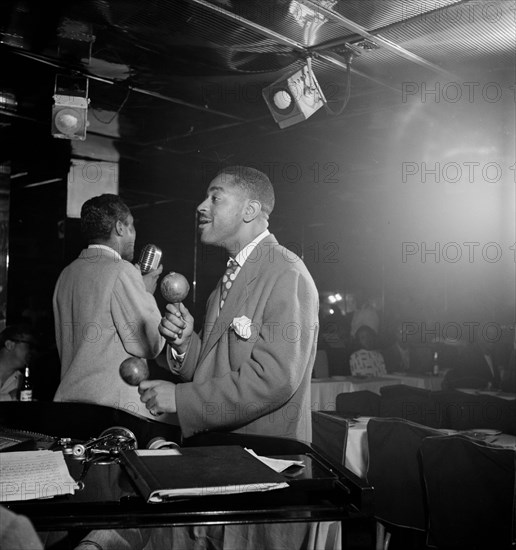 Portrait of Dizzy Gillespie, Downbeat, New York, N.Y., ca. Aug. 1947. Creator: William Paul Gottlieb.