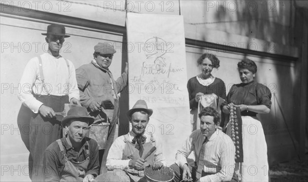 Theatrical production with Margaret Anglin and others, between 1910 and 1925. Creator: Arnold Genthe.