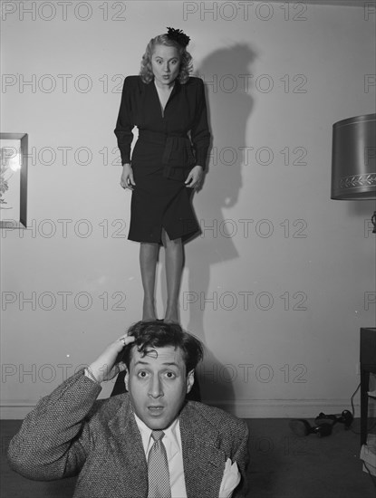 Portrait of Joan Brooks and Duke Niles, New York, N.Y., ca. Apr. 1947. Creator: William Paul Gottlieb.