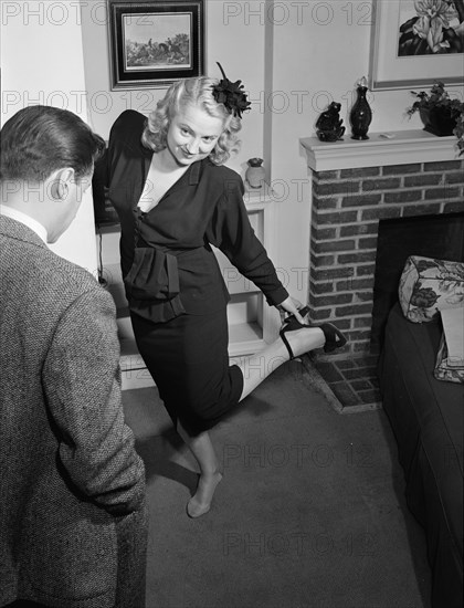 Portrait of Joan Brooks and Duke Niles, New York, N.Y., ca. Apr. 1947. Creator: William Paul Gottlieb.