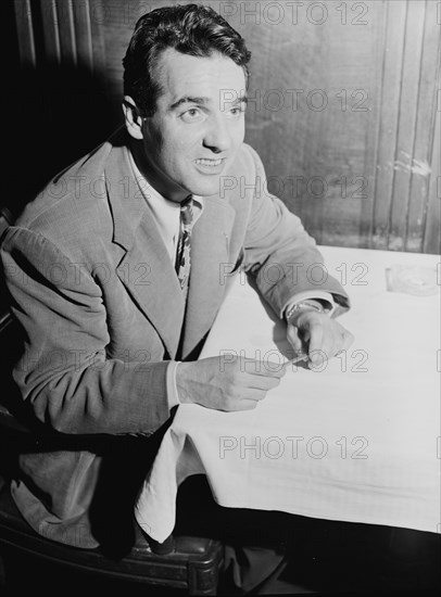 Portrait of Gene Krupa, 400 Restaurant, New York, N.Y., ca. June 1946.  Creator: William Paul Gottlieb.