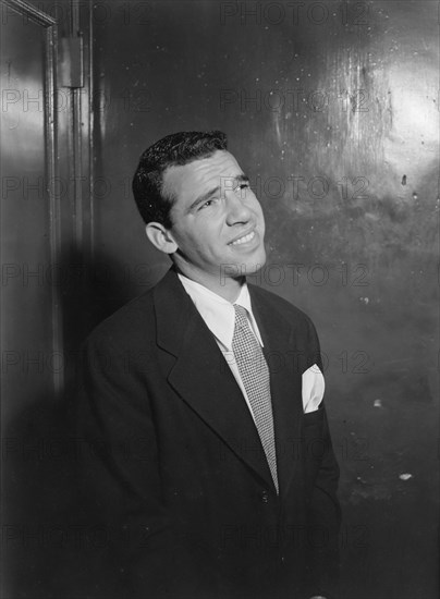 Portrait of Buddy Rich, Arcadia Ballroom, New York, N.Y., ca. May 1947. Creator: William Paul Gottlieb.