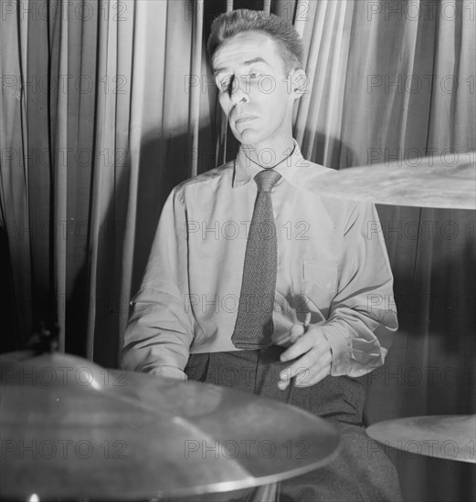 Portrait of Dave Tough, Eddie Condon's, New York, N.Y., ca. Sept. 1946. Creator: William Paul Gottlieb.