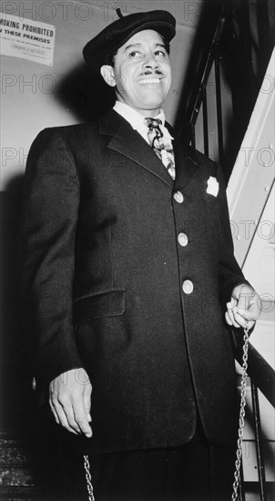 Portrait of Cab Calloway, Strand Theater, New York, N.Y., ca. Mar. 1947. Creator: William Paul Gottlieb.