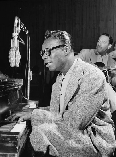 Portrait of Nat King Cole and Oscar Moore, New York, N.Y., ca. July 1946. Creator: William Paul Gottlieb.