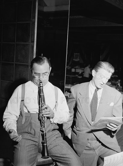 Portrait of Benny Goodman, 400 Restaurant, New York, N.Y., ca. July 1946. Creator: William Paul Gottlieb.