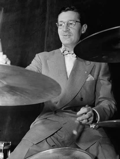 Portrait of Ray McKinley, Hotel Commodore, New York, N.Y., ca. Apr. 1946. Creator: William Paul Gottlieb.