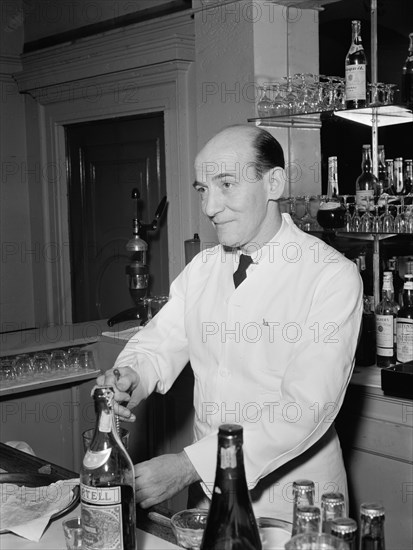 Portrait of Joe Helbock, Charlie's Tavern, New York, N.Y., ca. Mar. 1947. Creator: William Paul Gottlieb.