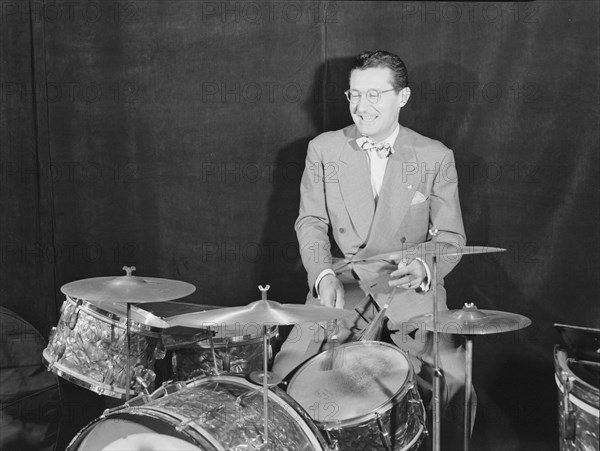 Portrait of Ray McKinley, Hotel Commodore, New York, N.Y., ca. Apr. 1946. Creator: William Paul Gottlieb.