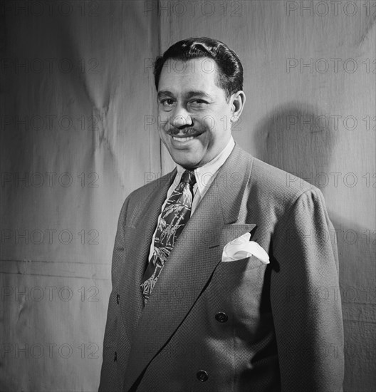 Portrait of Cab Calloway, Columbia studio, New York, N.Y., ca. Mar. 1947. Creator: William Paul Gottlieb.