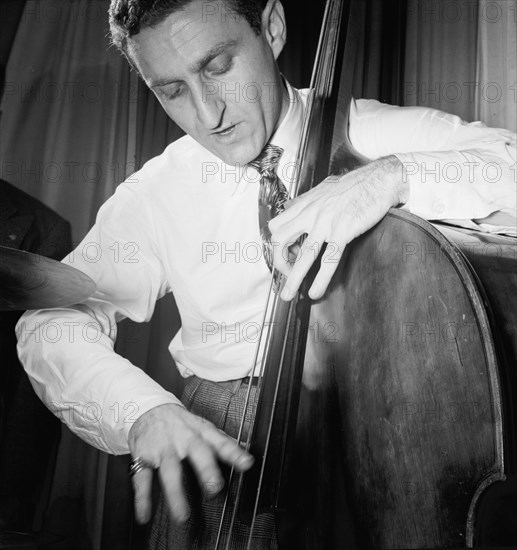 Portrait of Jack Lesberg, Eddie Condon's, New York, N.Y., ca. Sept. 1946. Creator: William Paul Gottlieb.