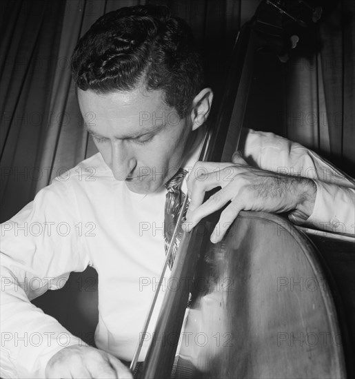 Portrait of Jack Lesberg, Eddie Condon's, New York, N.Y., ca. Sept. 1946. Creator: William Paul Gottlieb.