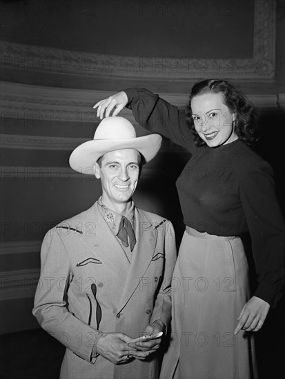 Portrait of Ernest Tubb, Carnegie Hall, New York, N.Y., Sept. 18-19, 1947. Creator: William Paul Gottlieb.