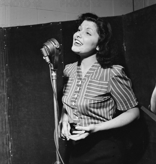 Portrait of Lilyann Carol, National studio, New York, N.Y., ca. Oct. 1946. Creator: William Paul Gottlieb.