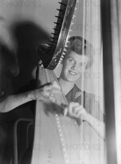 Portrait of Adele Girard, Turkish Embassy, Washington, D.C., ca. Feb. 1942. Creator: William Paul Gottlieb.