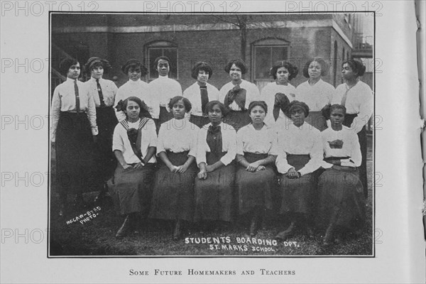 Some future homemakers and teachers; [Saint Mark's School; Birmingham, Alabama], (1923?). Creator: Unknown.