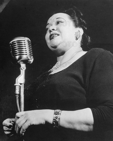 Portrait of Mildred Bailey, Carnegie Hall(?), New York, N.Y., ca. Apr. 1947. Creator: William Paul Gottlieb.