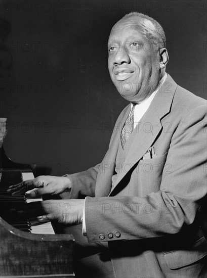 Portrait of James P. (James Price) Johnson, New York, N.Y.(?), ca. May 1946. Creator: William Paul Gottlieb.