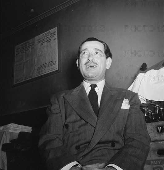 Portrait of Tony Parenti, Jimmy Ryan's (Club), New York, N.Y., ca. Aug. 1946. Creator: William Paul Gottlieb.