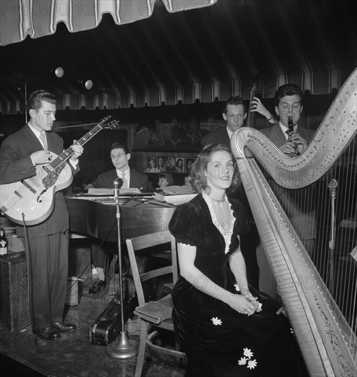 Portrait of Joe Marsala and Adele Girard, Hickory House, New York, N.Y., 1946. Creator: William Paul Gottlieb.