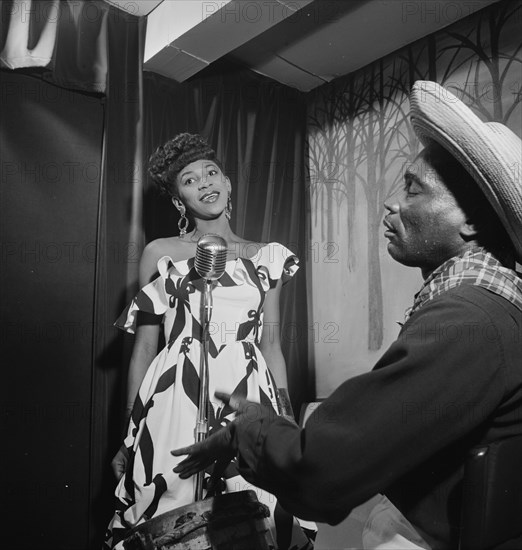 Portrait of Josephine Premice, Village Vanguard, New York, N.Y., ca. July 1947. Creator: William Paul Gottlieb.