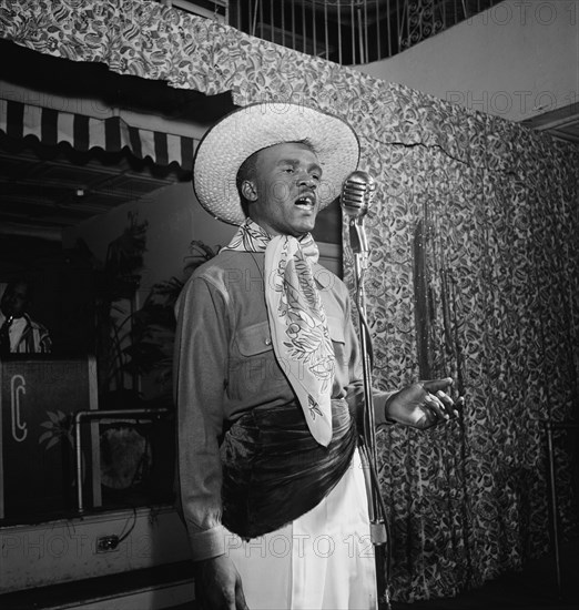 Portrait of Lord Invader, Renaissance Ballroom, New York, N.Y., ca. July, 1947. Creator: William Paul Gottlieb.