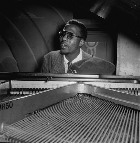 Portrait of Thelonious Monk, Minton's Playhouse, New York, N.Y., ca. Sept. 1947. Creator: William Paul Gottlieb.