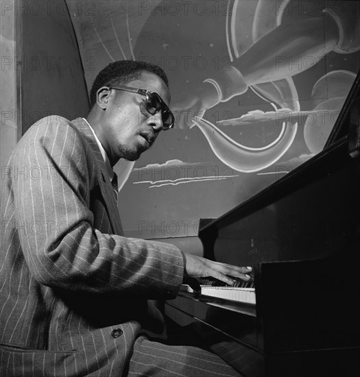 Portrait of Thelonious Monk, Minton's Playhouse, New York, N.Y., ca. Sept. 1947. Creator: William Paul Gottlieb.