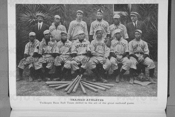 Trained athletes; Tuskegee base ball team skilled in the art of the great national game, 1917. Creator: Unknown.
