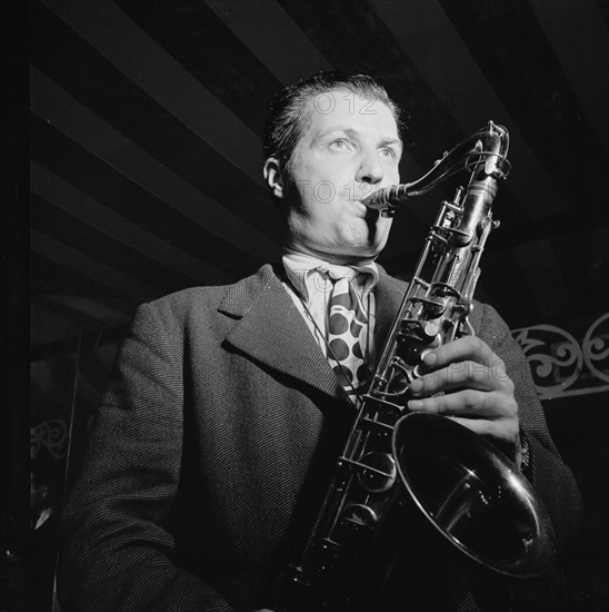 Portrait of Charlie Barnet, WOR broadcast, Aquarium, New York, N.Y., ca. Aug. 1946. Creator: William Paul Gottlieb.