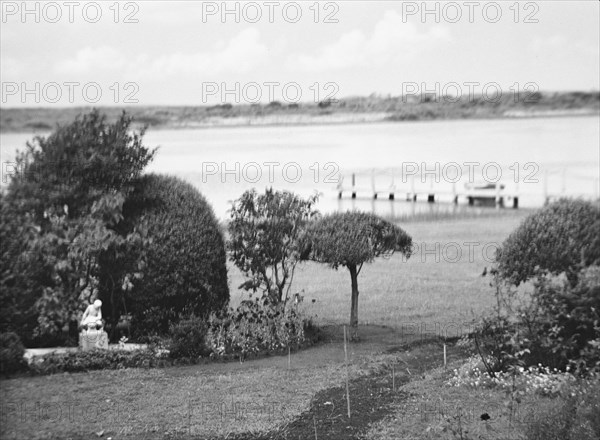 Grounds of "The Shallows," property of Lucien Hamilton Tyng, Southampton, Long Island, 1931 Creator: Arnold Genthe.