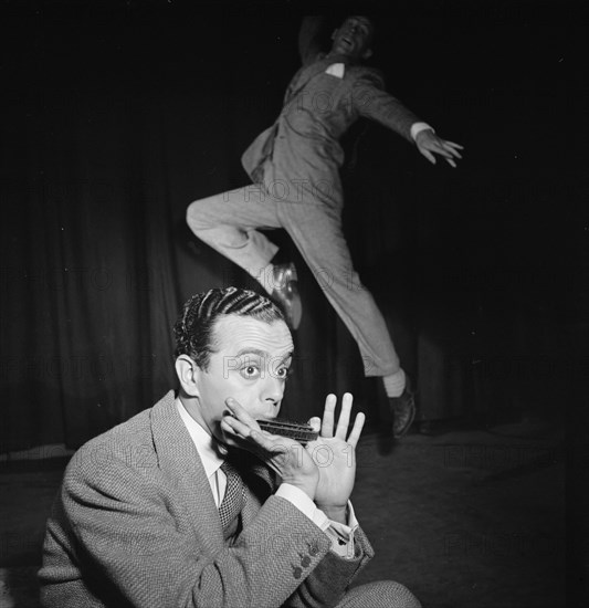 Portrait of Larry Adler and Paul Draper, City Center, New York, N.Y., ca. Jan. 1947. Creator: William Paul Gottlieb.