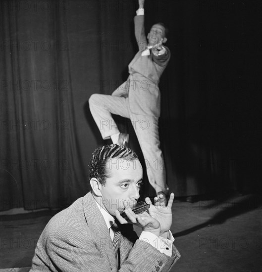 Portrait of Larry Adler and Paul Draper, City Center, New York, N.Y., ca. Jan. 1947. Creator: William Paul Gottlieb.