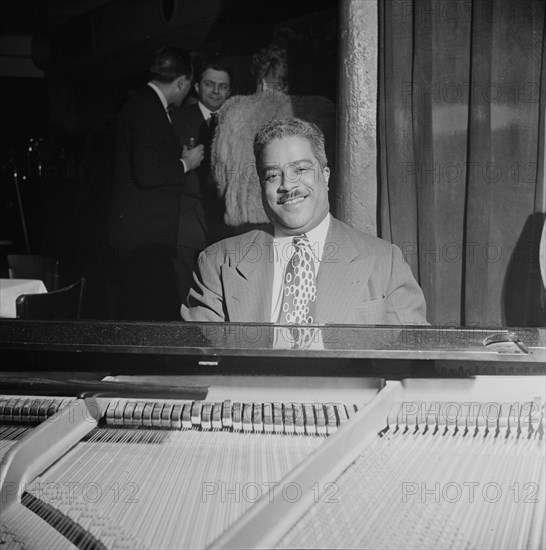 Portrait of Cliff Jackson, Café Society (Downtown)(?), New York, N.Y., ca. Apr. 1947. Creator: William Paul Gottlieb.