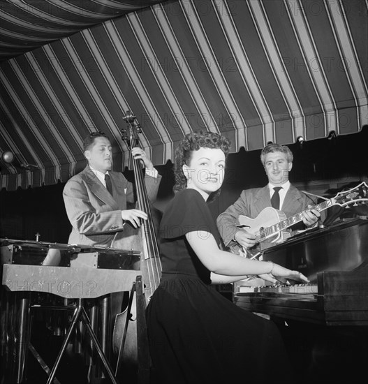 Portrait of Dardanelle and Joe Sinacore, Hickory House, New York, N.Y., ca. July 1947. Creator: William Paul Gottlieb.