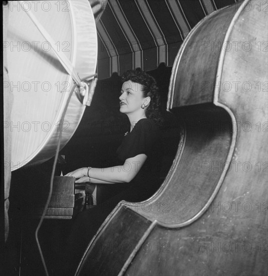 Portrait of Dardanelle and Joe Sinacore, Hickory House, New York, N.Y., ca. July 1947. Creator: William Paul Gottlieb.