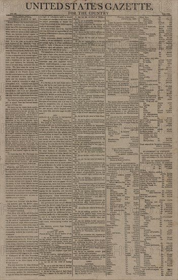 An act to prohibit the importation of slaves into any port or place within the jurisdiction..., 1807 Creator: Unknown.