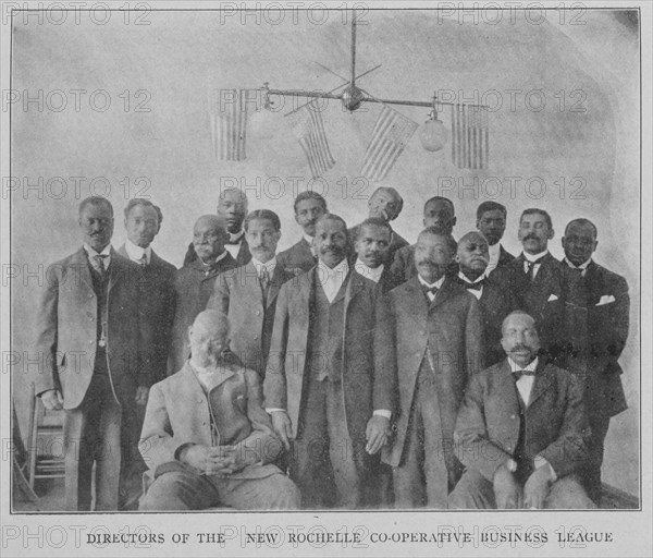 Directors of the New Rochelle Co-operative Business League; [Samuel G. Craig; Frank Sheldon..., 1908 Creator: Unknown.