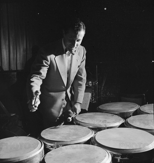 Portrait of Ray McKinley, Hotel Commodore, Century Room, New York, N.Y., ca. Jan. 1947. Creator: William Paul Gottlieb.