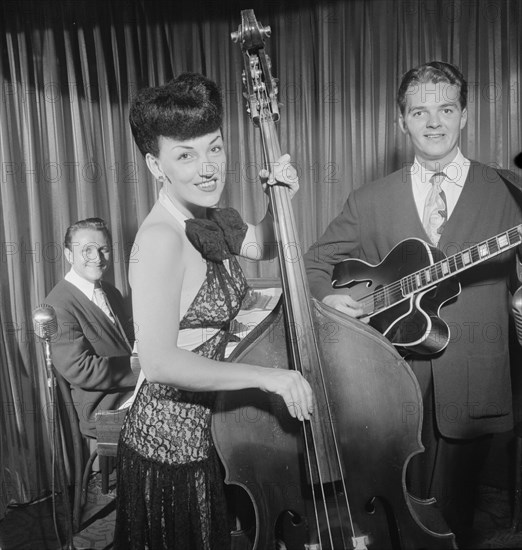 Portrait of Teddy Kaye, Vivien Garry, and Arv(in) Charles Garrison, New York, N.Y., 1946. Creator: William Paul Gottlieb.