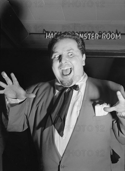 Portrait of Chubby Jackson, Esquire Club, Valley Stream, Long Island, N.Y., ca. Apr. 1947. Creator: William Paul Gottlieb.