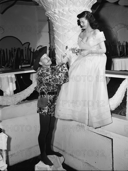 Portrait of Larry Clinton and Betty George, Copacabana(?), New York, N.Y., ca. Sept. 1947. Creator: William Paul Gottlieb.