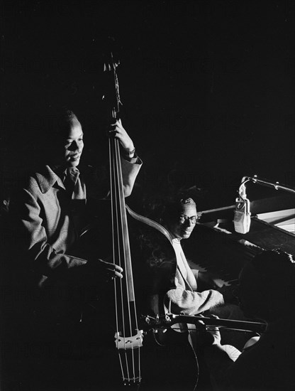 Portrait of Wesley Prince, Nat King Cole, and Freddie Moore, New York, N.Y., ca. July 1946. Creator: William Paul Gottlieb.