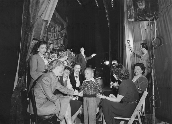 Portrait of Stan Kenton, June Christy, Laurindo Almeida, Bob Gioga...Richmond, Va.(?), 1947. Creator: William Paul Gottlieb.