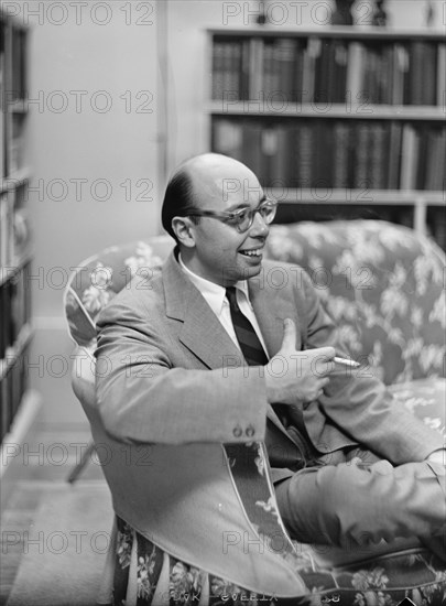 Portrait of Ahmet M. Ertegun and Nesuhi Ertegun, Turkish Embassy(?), Washington, D.C., 1938. Creator: William Paul Gottlieb.